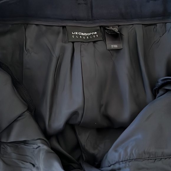 Liz Clairbone classic casual blue pants sz 12 - Picture 11 of 13